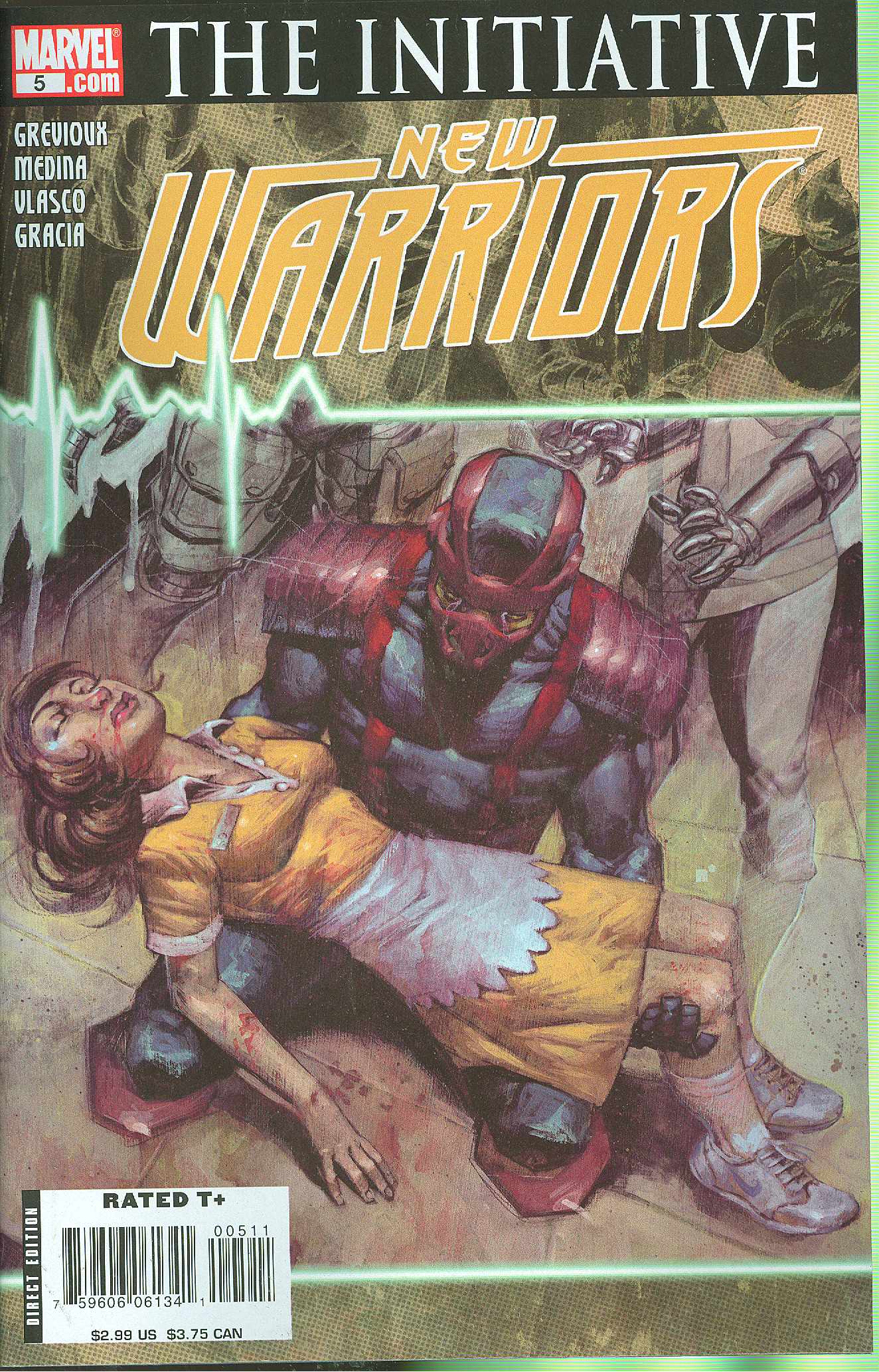NEW WARRIORS #7 2007 New Warriors MARVEL COMICS