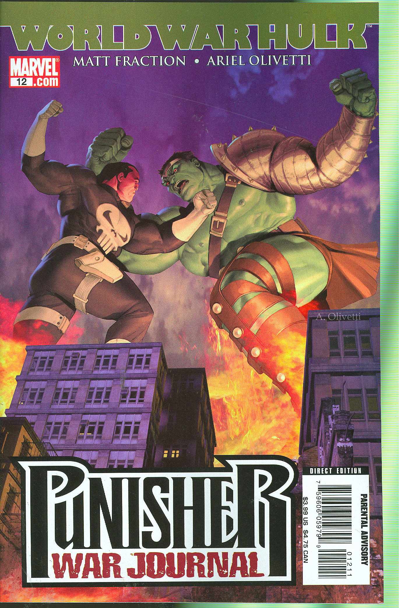 PUNISHER WAR JOURNAL #12 2007 Punisher MARVEL COMICS