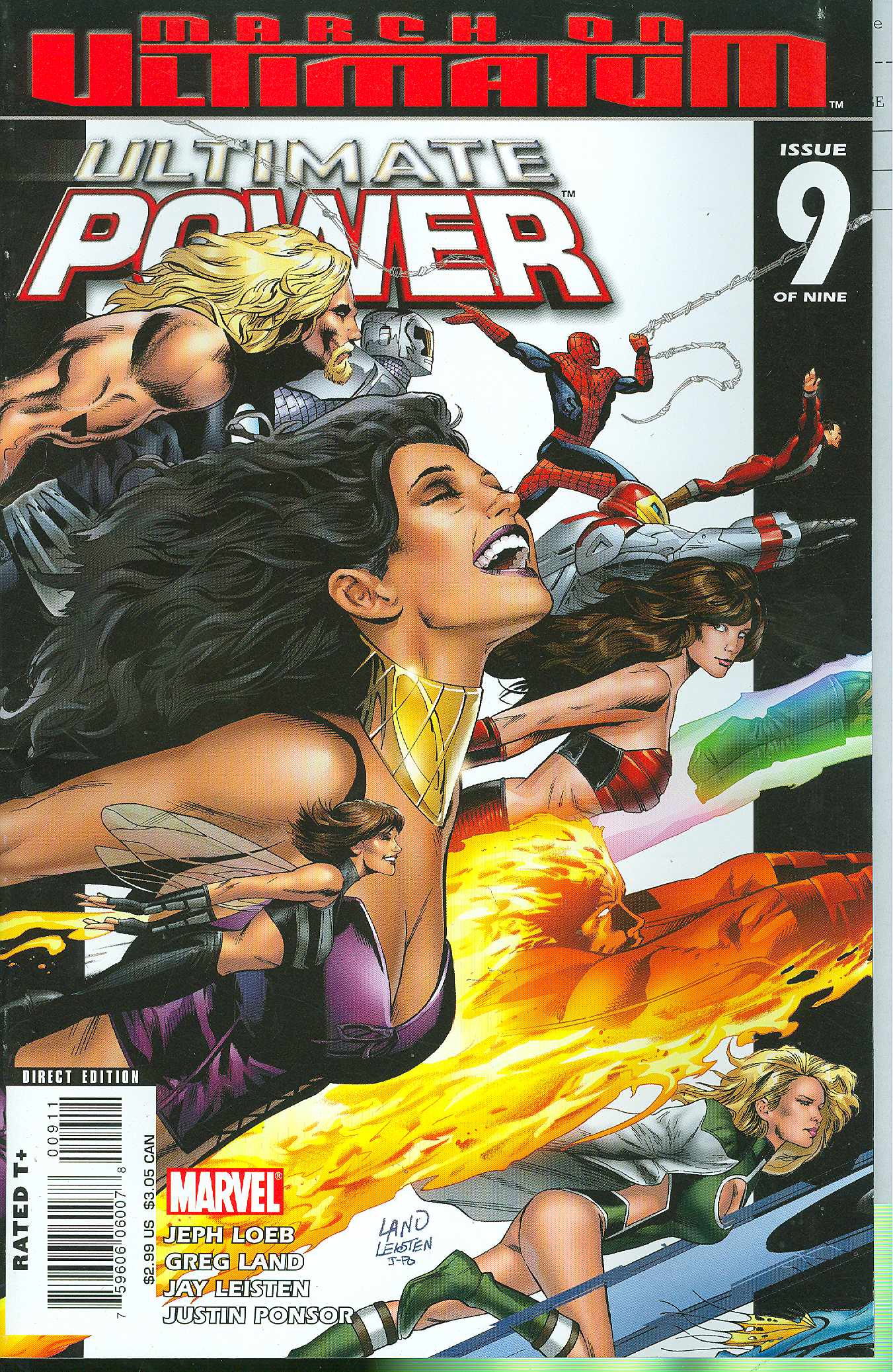 ULTIMATE POWER #9 2007 Avengers MARVEL COMICS   