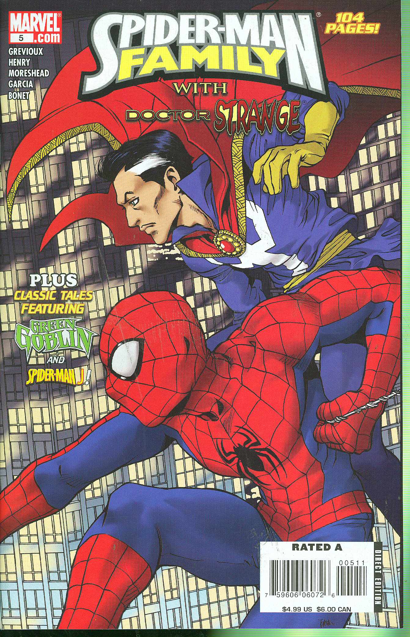 SPIDER-MAN FAMILY #5 2007 Spider-Man MARVEL COMCS