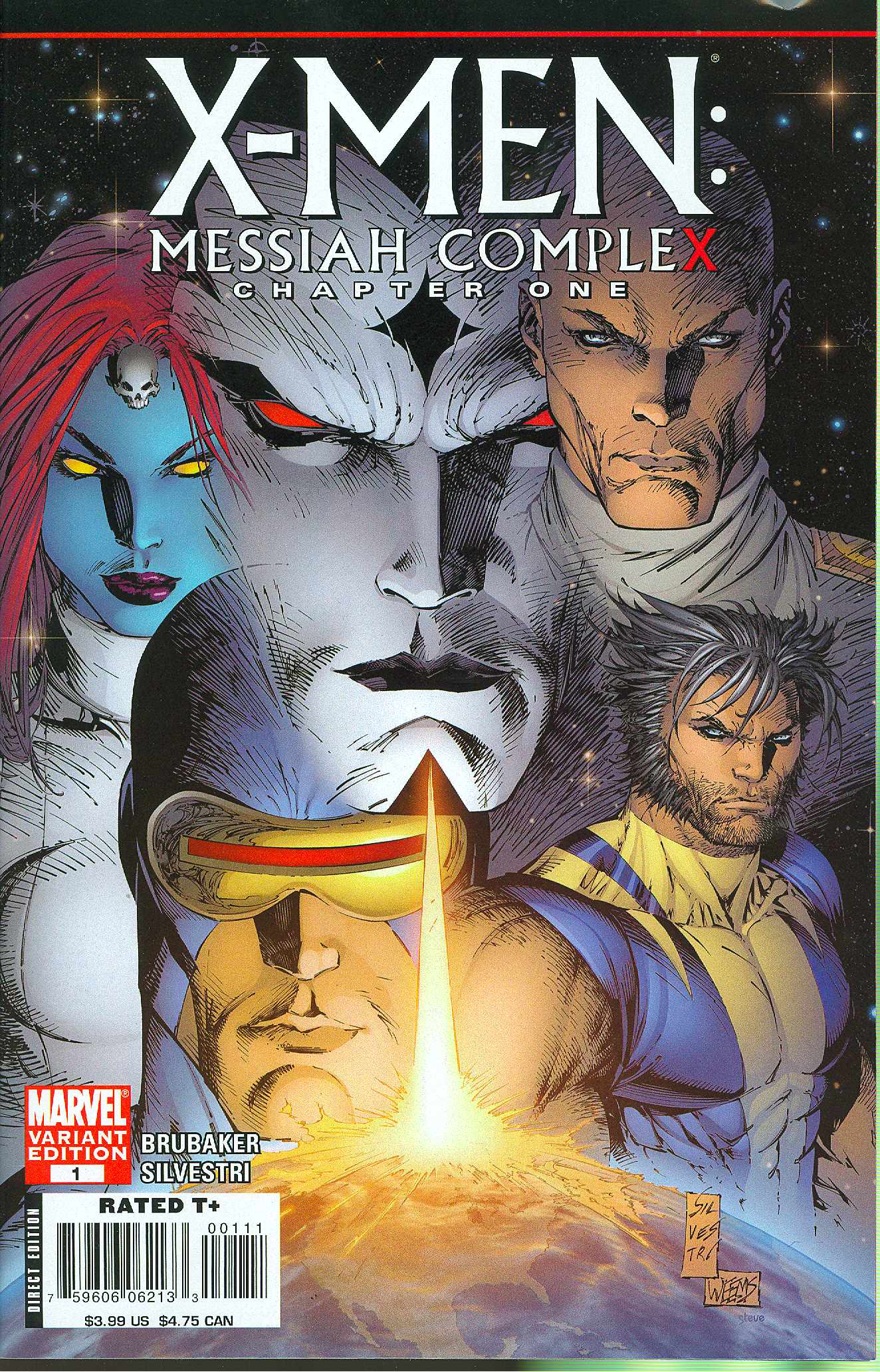X-MEN MESSIAH COMPLEX ONE SHOT SILVESTRI 2007 X-Men MARVEL COMICS