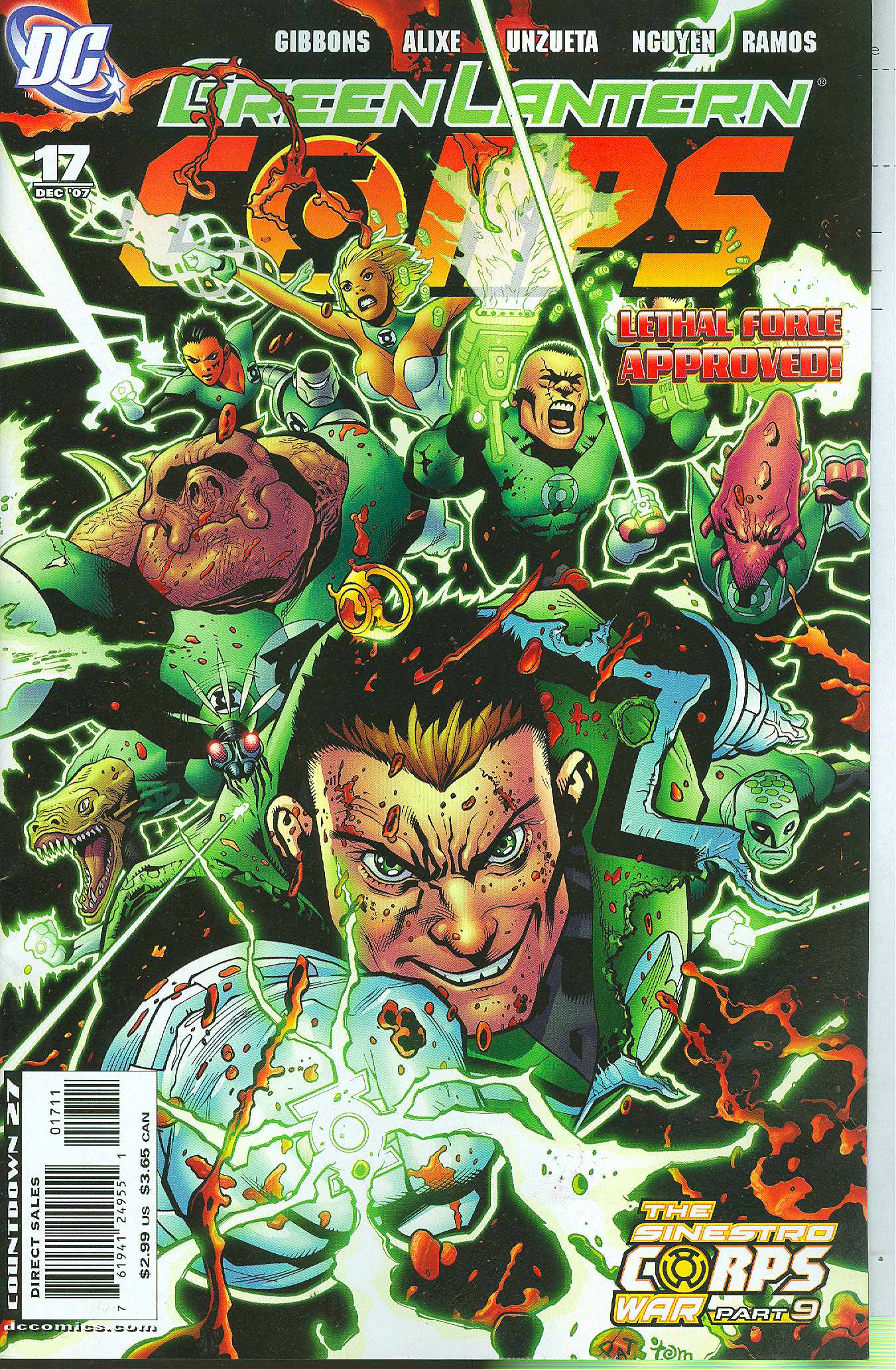 GREEN LANTERN CORPS #17 2007 Green Lantern DC COMICS