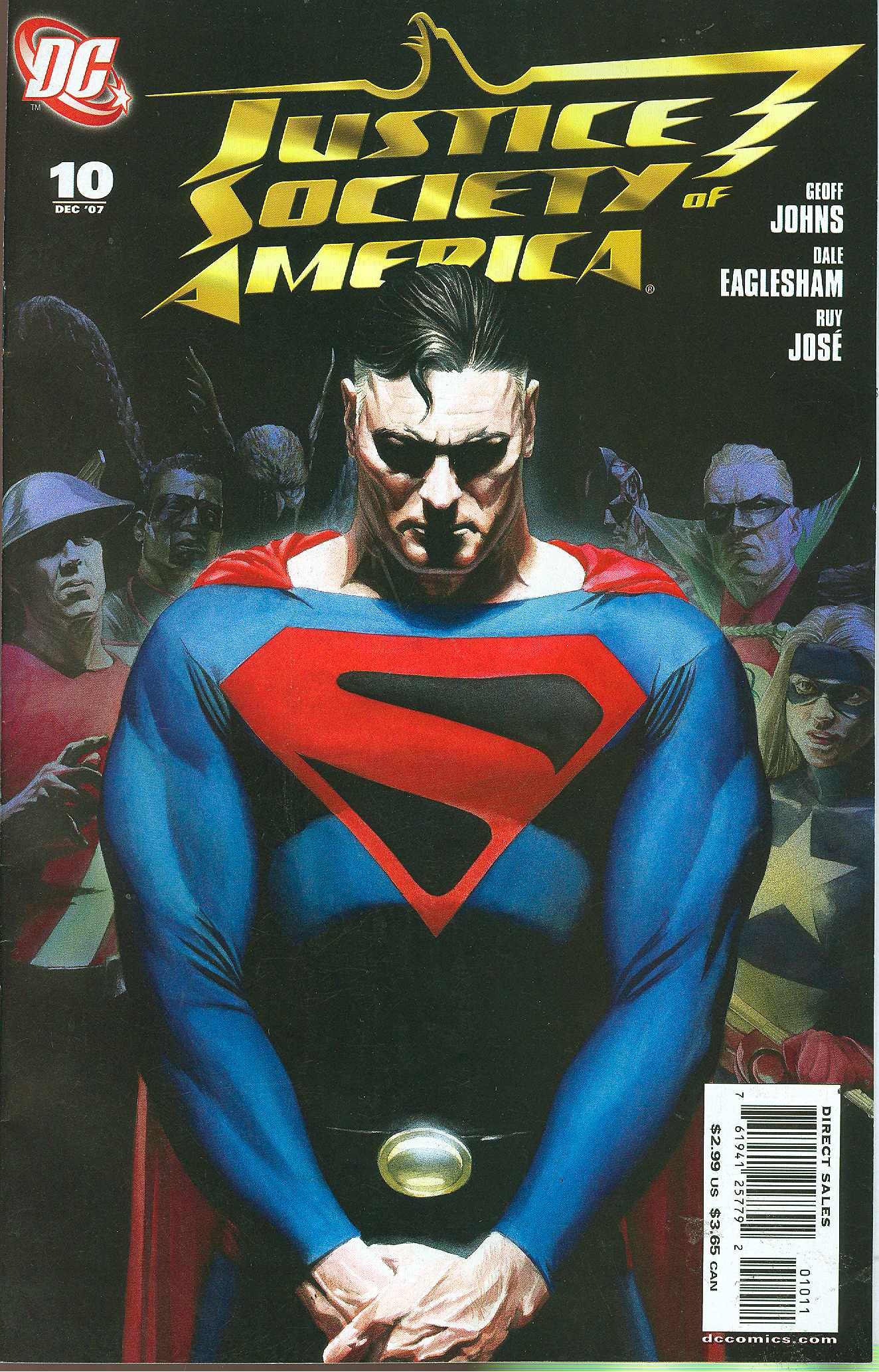 JUSTICE SOCIETY OF AMERICA #10 2007 ALEX ROSS Justice Society of America DC COMICS