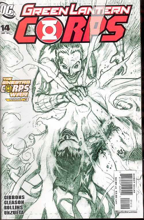 GREEN LANTERN CORPS #14 2ND PRINT VARIANT 2007 Green Lantern DC COMICS