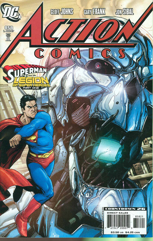 ACTION COMICS #858 1:10 FRANK VARIANT 2007 Action Comics DC COMICS