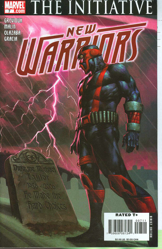NEW WARRIORS #7 2007 New Warriors MARVEL COMICS