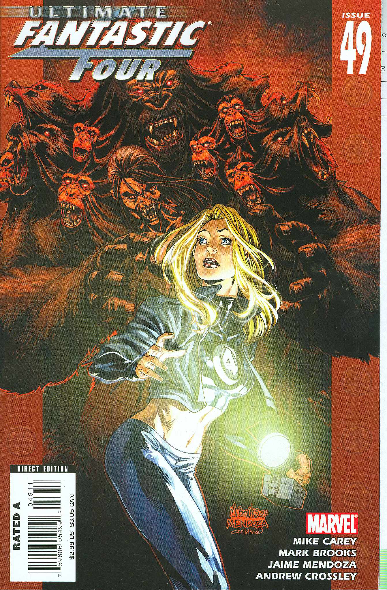 ULTIMATE FANTASTIC FOUR #49 MARK BROOKS COVER 2007 Ultimate Fantastic Four MARVEL COMICS   