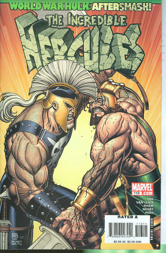 INCREDIBLE HULK HERCULES #113 2008 Incredible Hulk MARVEL COMICS