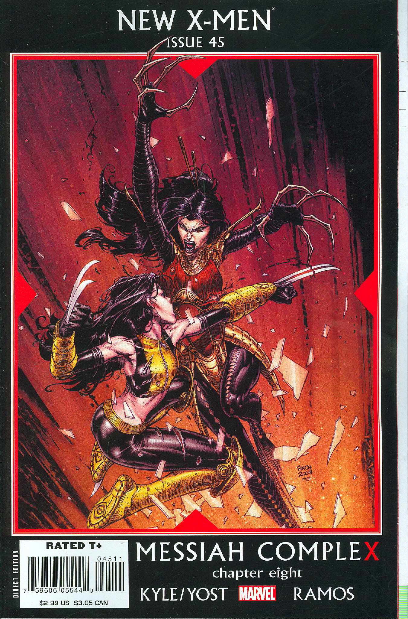 NEW X-MEN #45 2007 New X-Men MARVEL COMICS