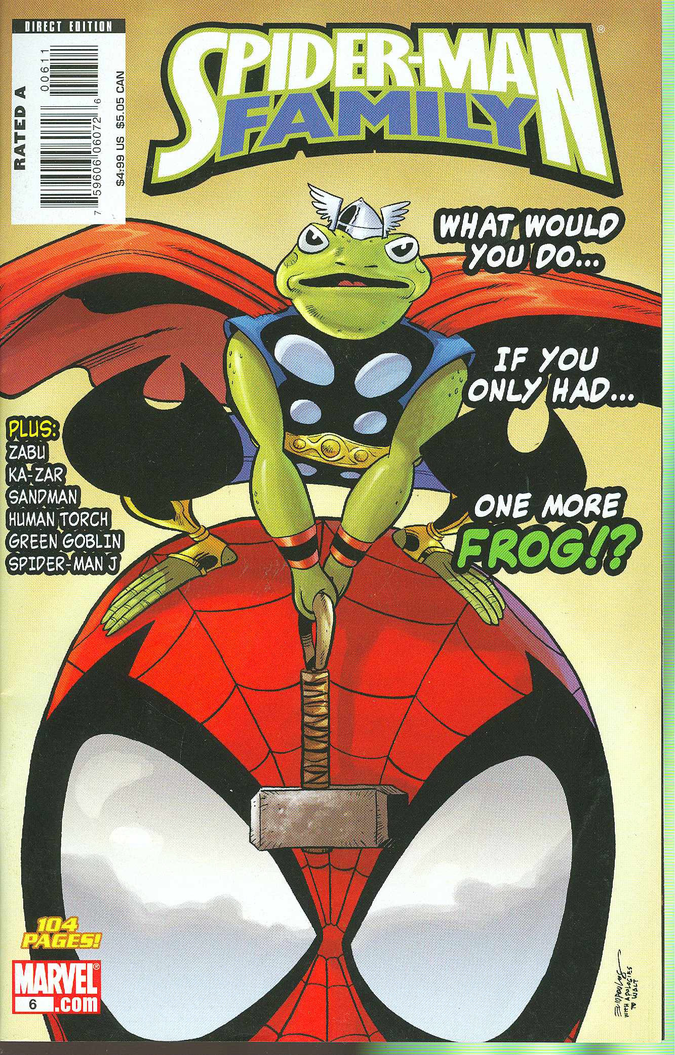 SPIDER-MAN FAMILY #6 2007 Spider-Man MARVEL COMCS