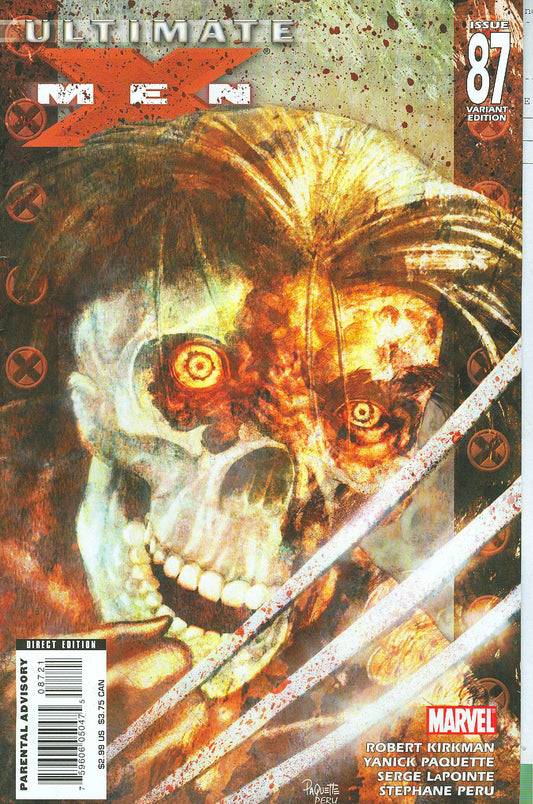 ULTIMATE X-MEN #87 ZOMBIE VARIANT 2007 Ultimate X-Men MARVEL COMICS