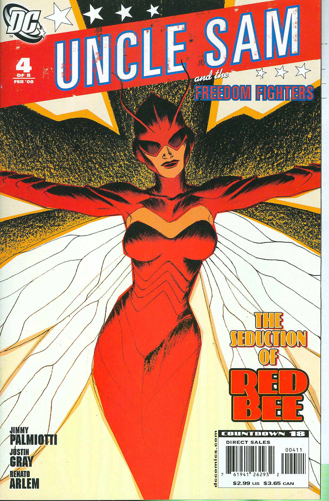 UNCLE SAM AND THE FREEDOM FIGHTERS #4 (OF 8) 2007 Hellblazer DC COMICS