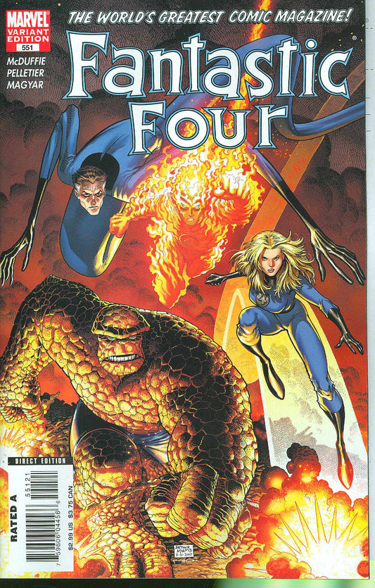FANTASTIC FOUR #551 ART ADAMS 1:20 VARIANT 2007 Fantastic Four MARVEL COMICS