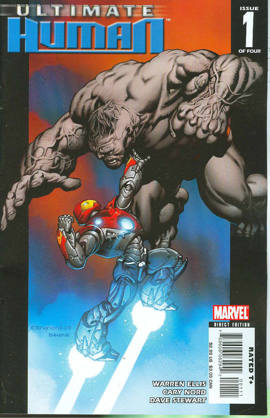 ULTIMATE HUMAN #1 2008 Ultimate Hulk MARVEL COMICS   