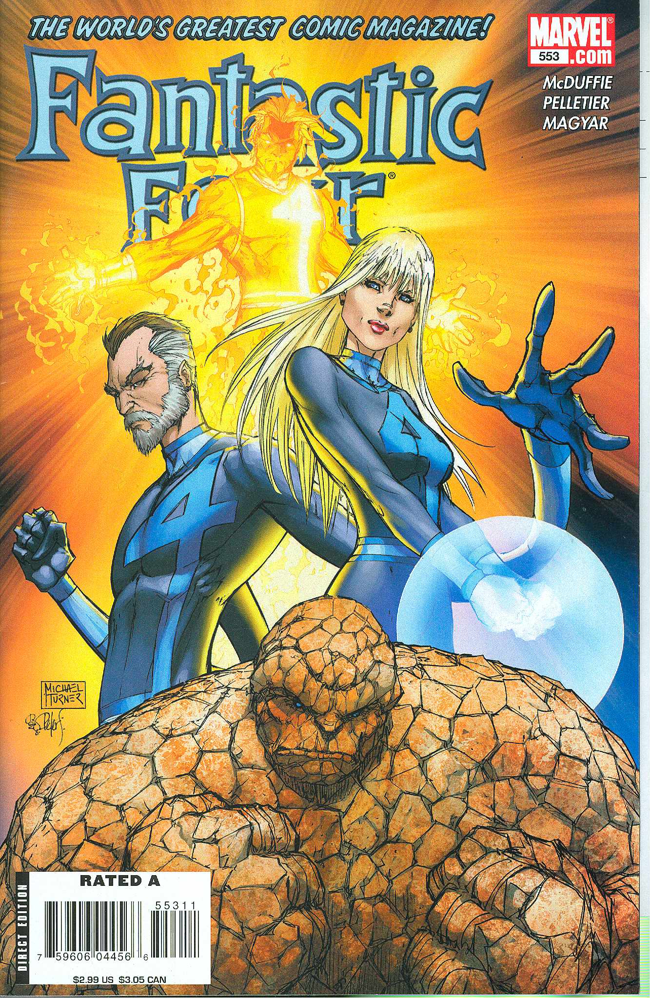 FANTASTIC FOUR #553 2008 Fantastic Four MARVEL COMICS