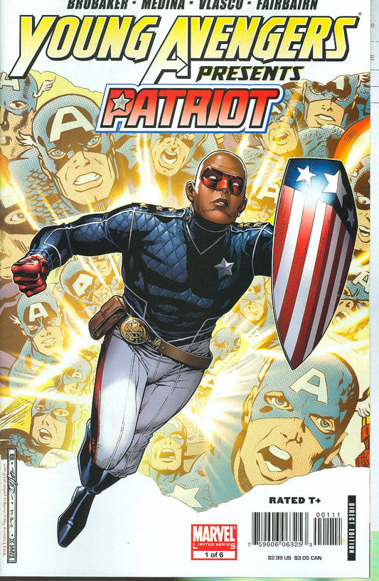 YOUNG AVENGERS PRESENTS #1 PATRIOT 2008 Young Avengers MARVEL COMICS   