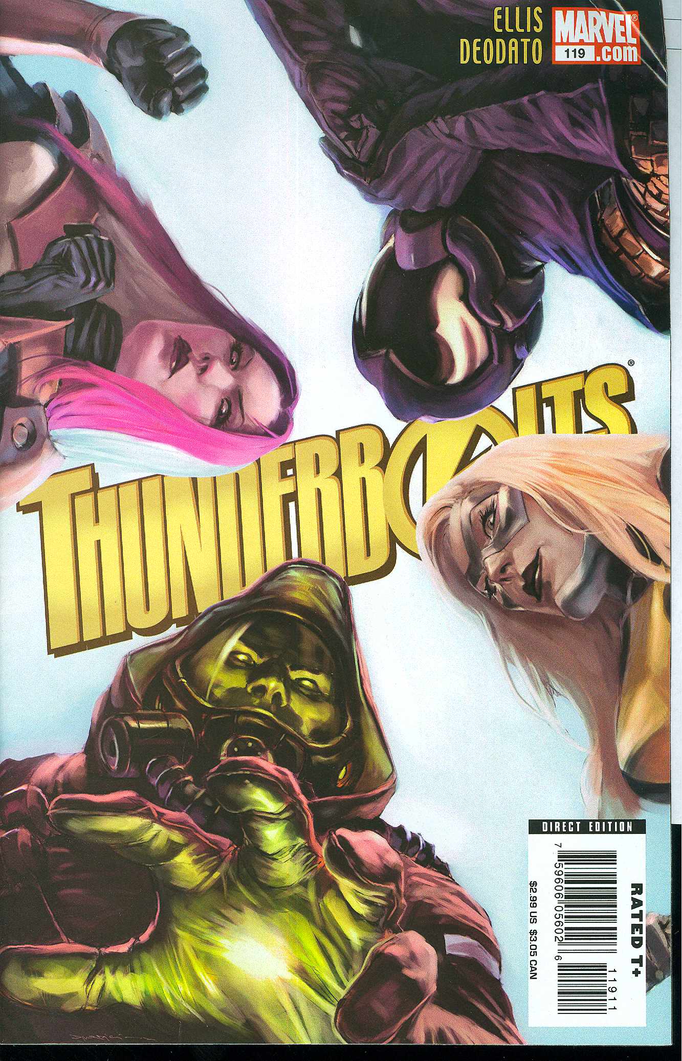 THUNDERBOLTS #119 2008 Thunderbolts MARVEL COMICS