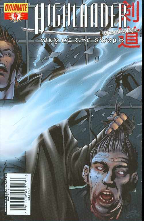 HIGHLANDER WAY OF SWORD #4 COVER A 2008 Highlander DYNAMITE ENTERTAINMENT