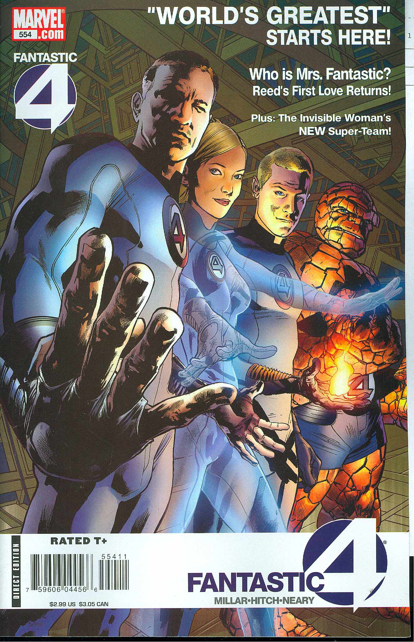 FANTASTIC FOUR #554 2008 Fantastic Four MARVEL COMICS