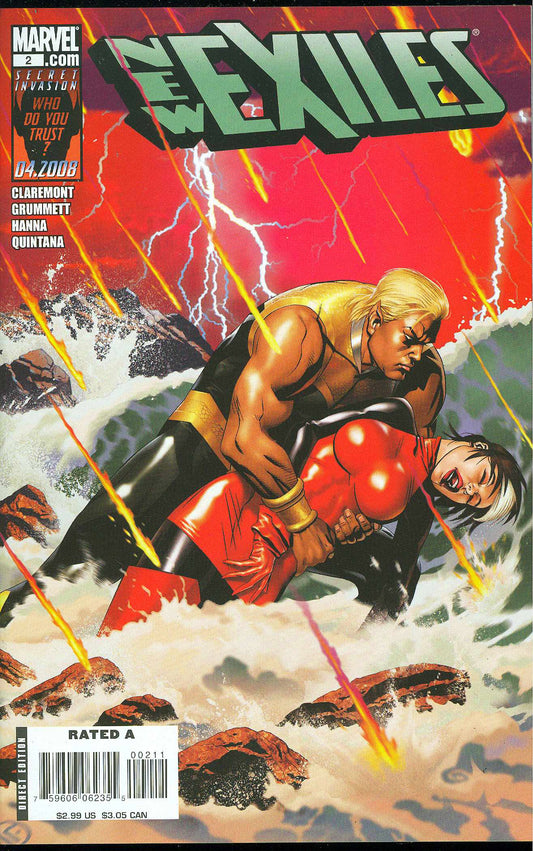 NEW EXILES #2 2008 New Exiles MARVEL COMICS