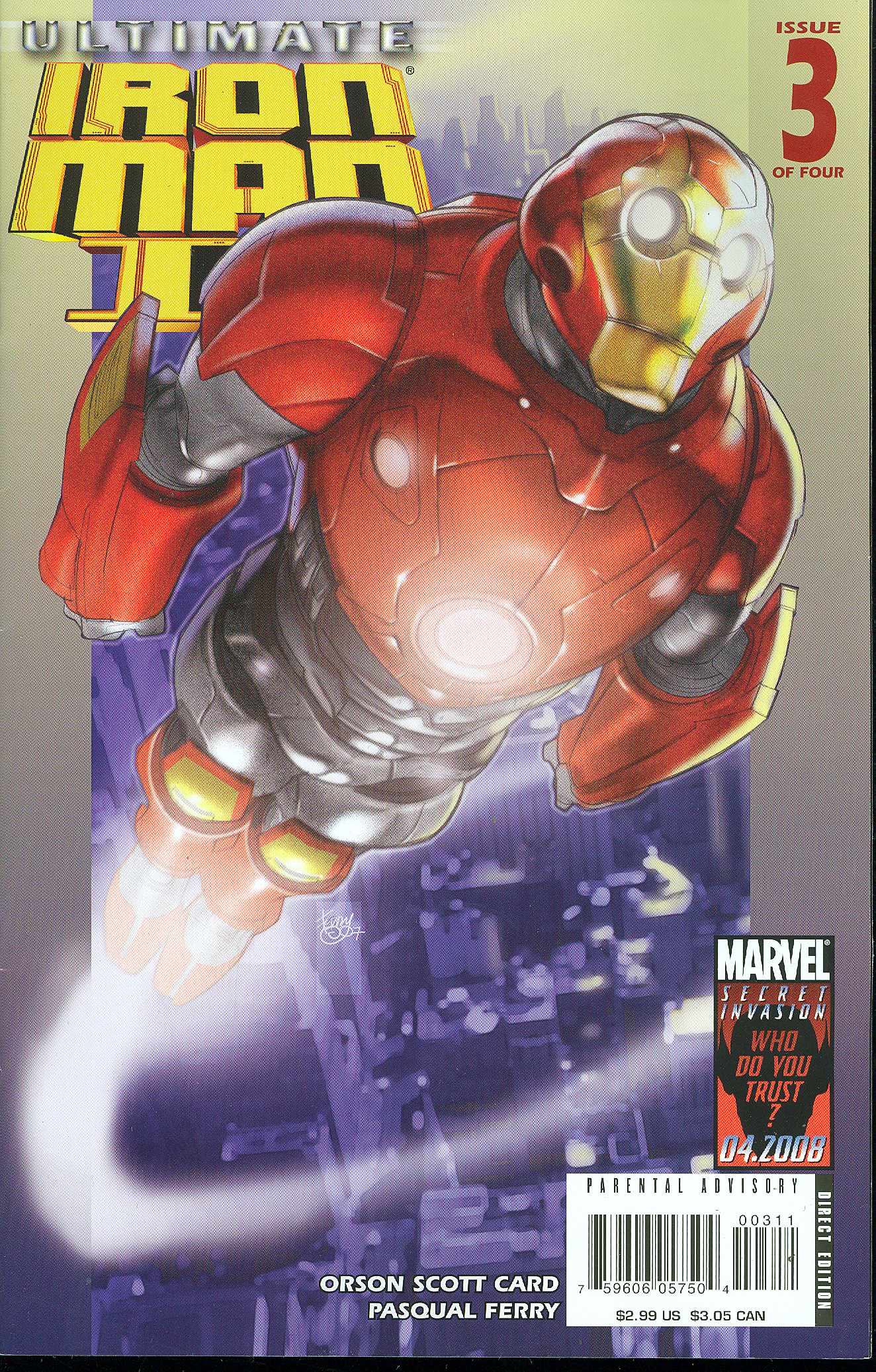 ULTIMATE IRON MAN II #3 2008 Ultimate Iron Man MARVEL COMICS   