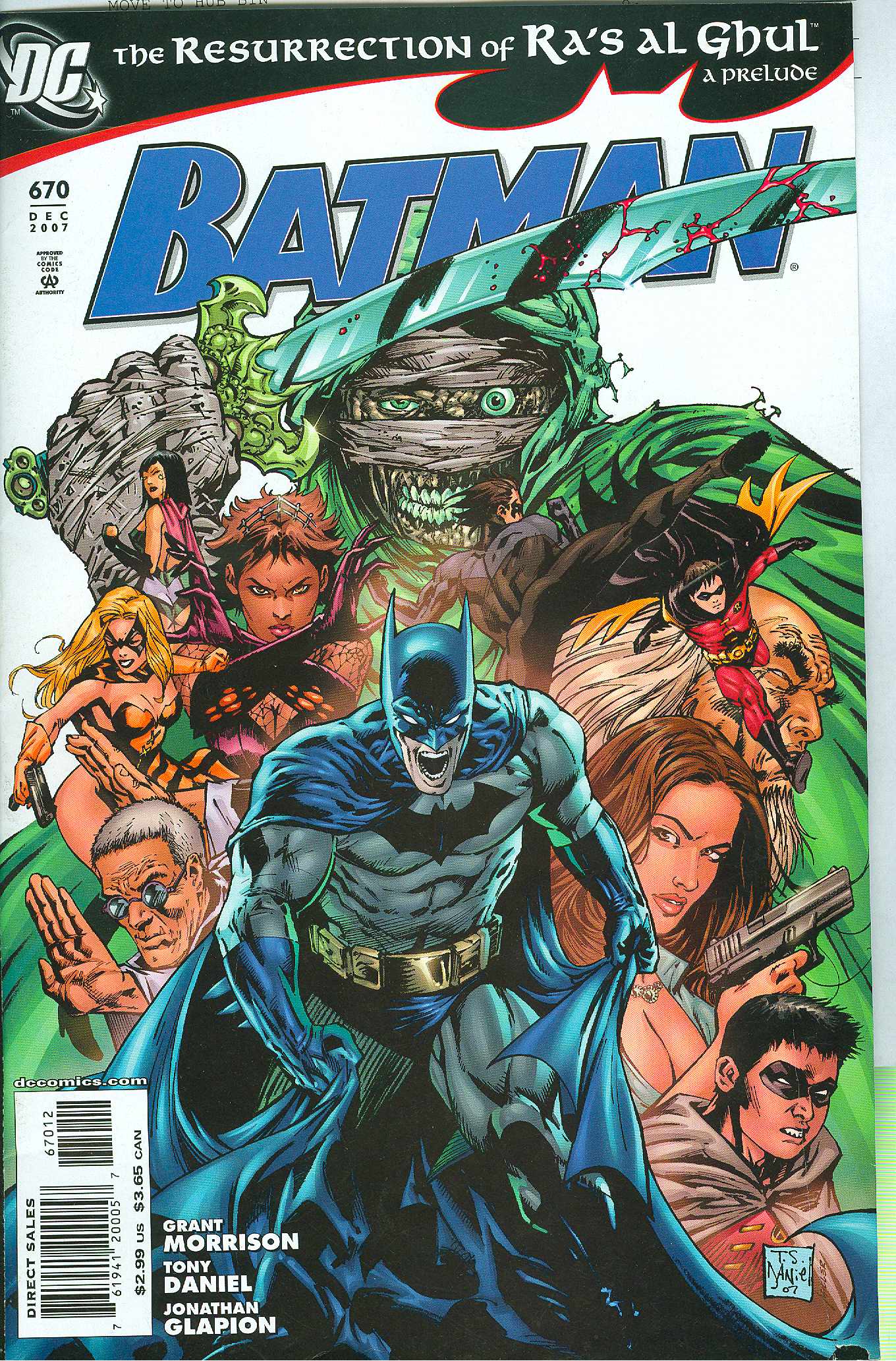 BATMAN #670 2ND PRINT VARIANT 2007 Batman DC COMICS