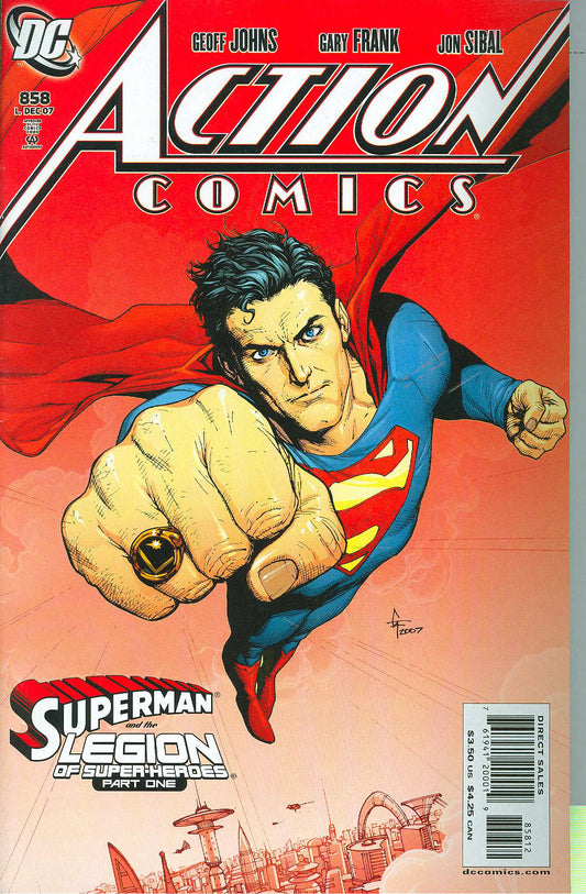 ACTION COMICS #858 2ND PRINT VARIANT 2007 Action Comics DC COMICS