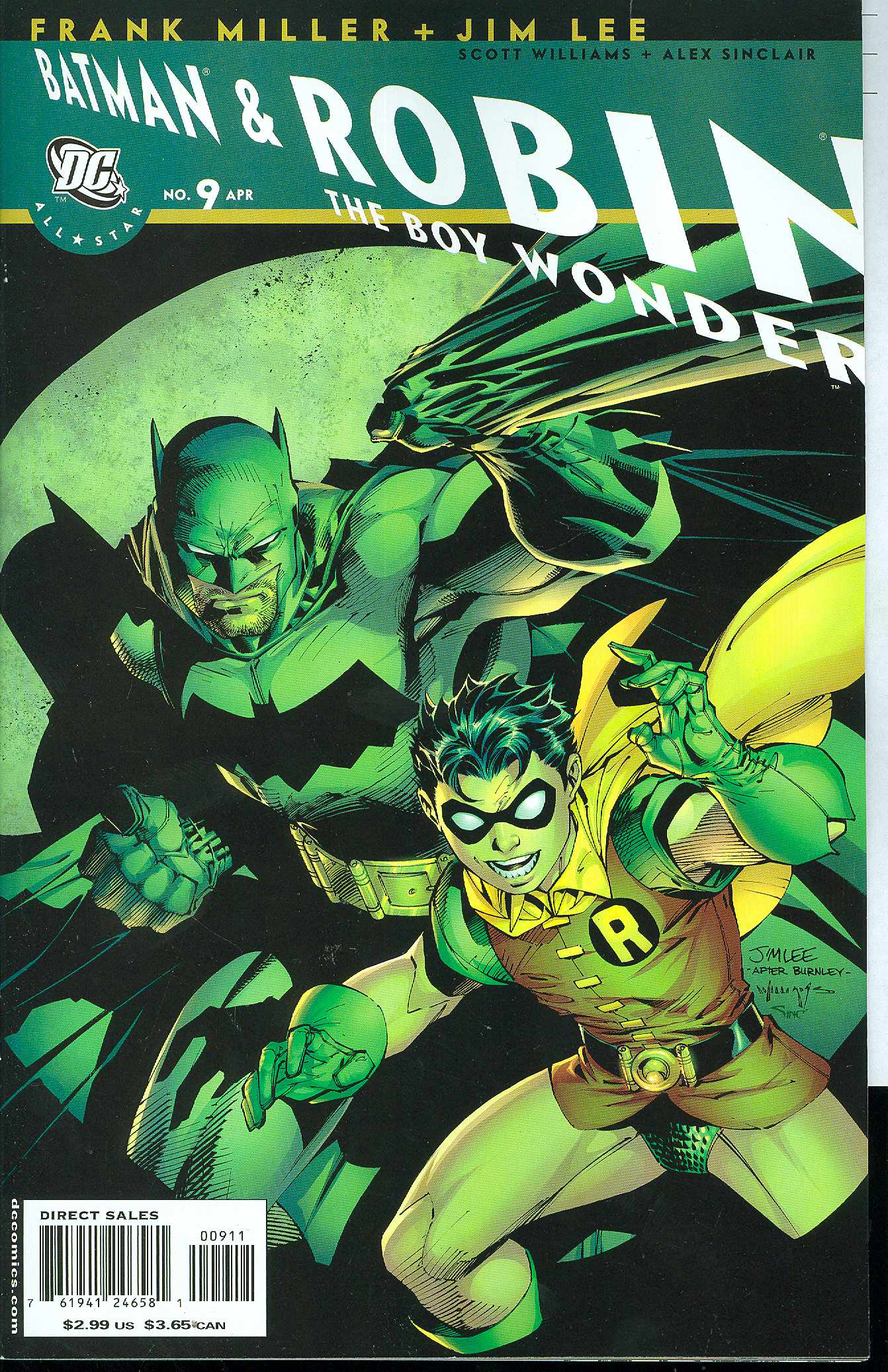 ALL STAR BATMAN AND ROBIN THE BOY WONDER #9 2008 Batman DC COMICS   
