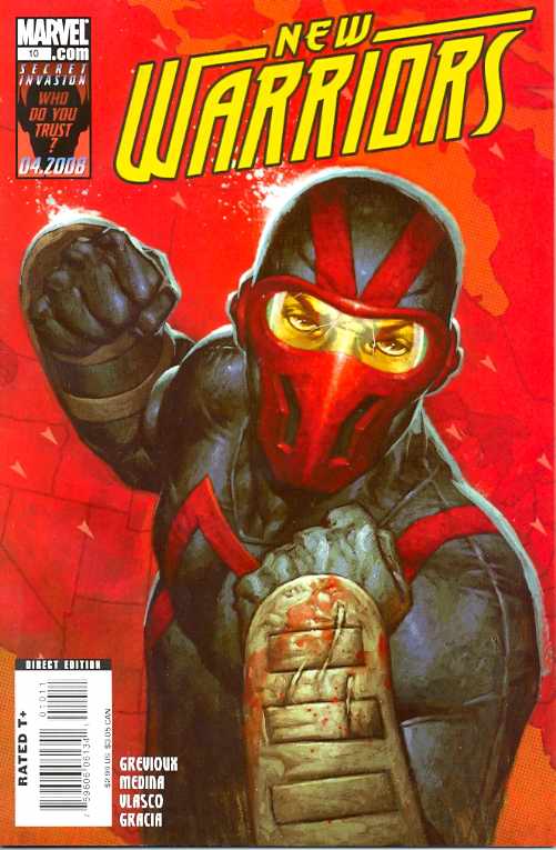 NEW WARRIORS #10 2008 New Warriors MARVEL COMICS