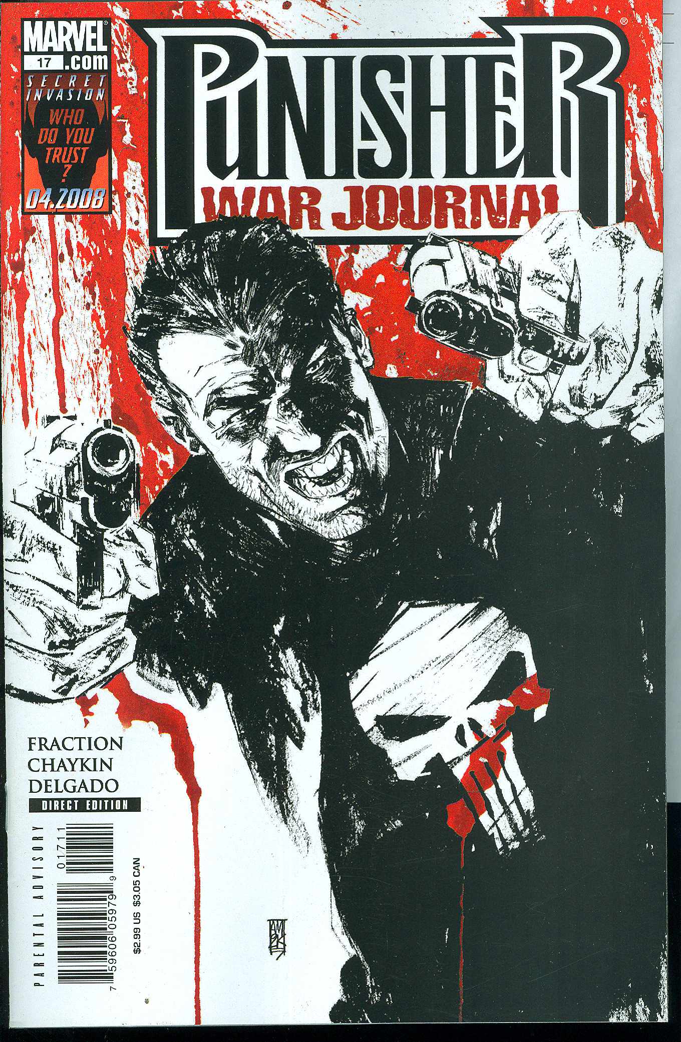 PUNISHER WAR JOURNAL #17 2008 Punisher MARVEL COMICS