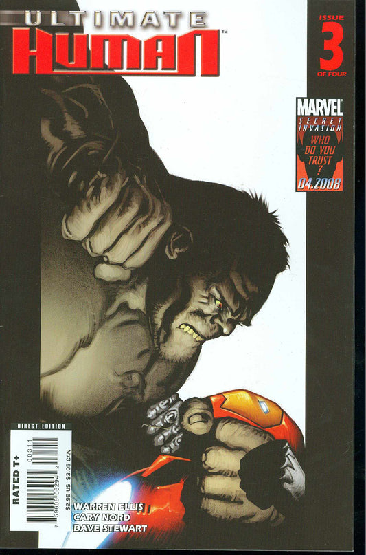 ULTIMATE HUMAN #3 2008 Ultimate Hulk MARVEL COMICS   