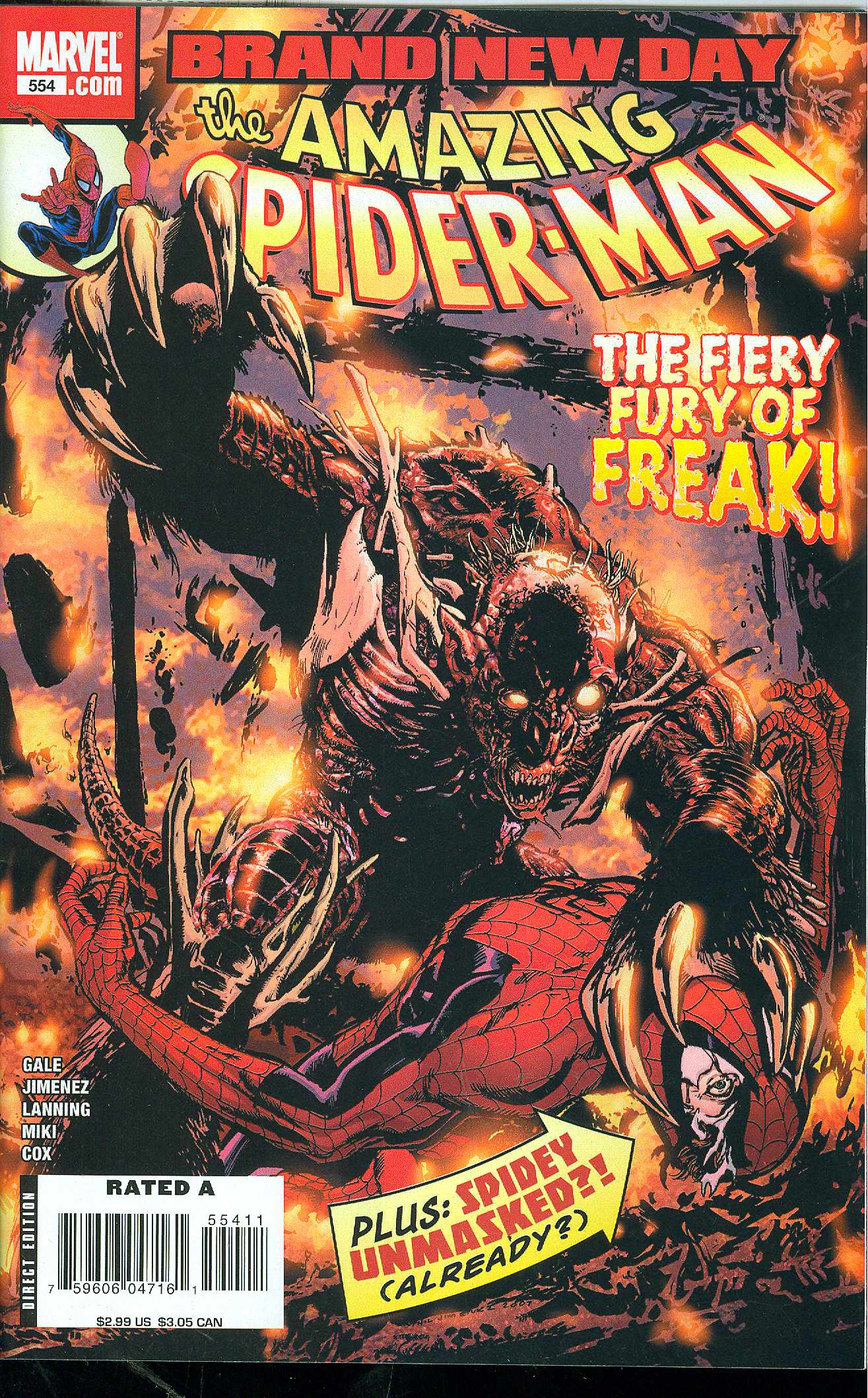 AMAZING SPIDER-MAN #554 2008