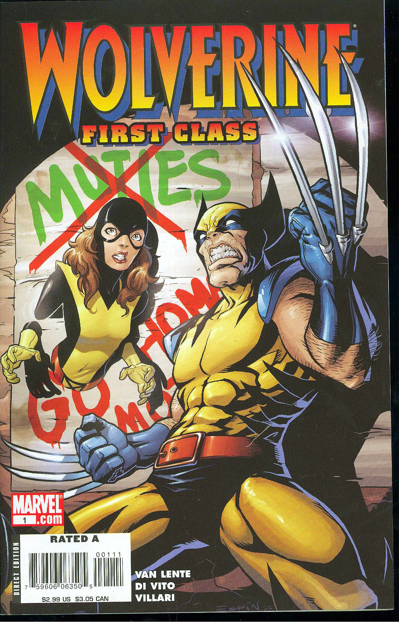 WOLVERINE FIRST CLASS #1 2008 X-Men MARVEL COMICS