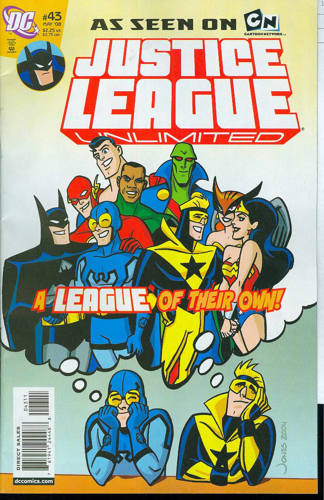 JUSTICE LEAGUE UNLIMITED #43 2008 Justice League of America DC COMCS