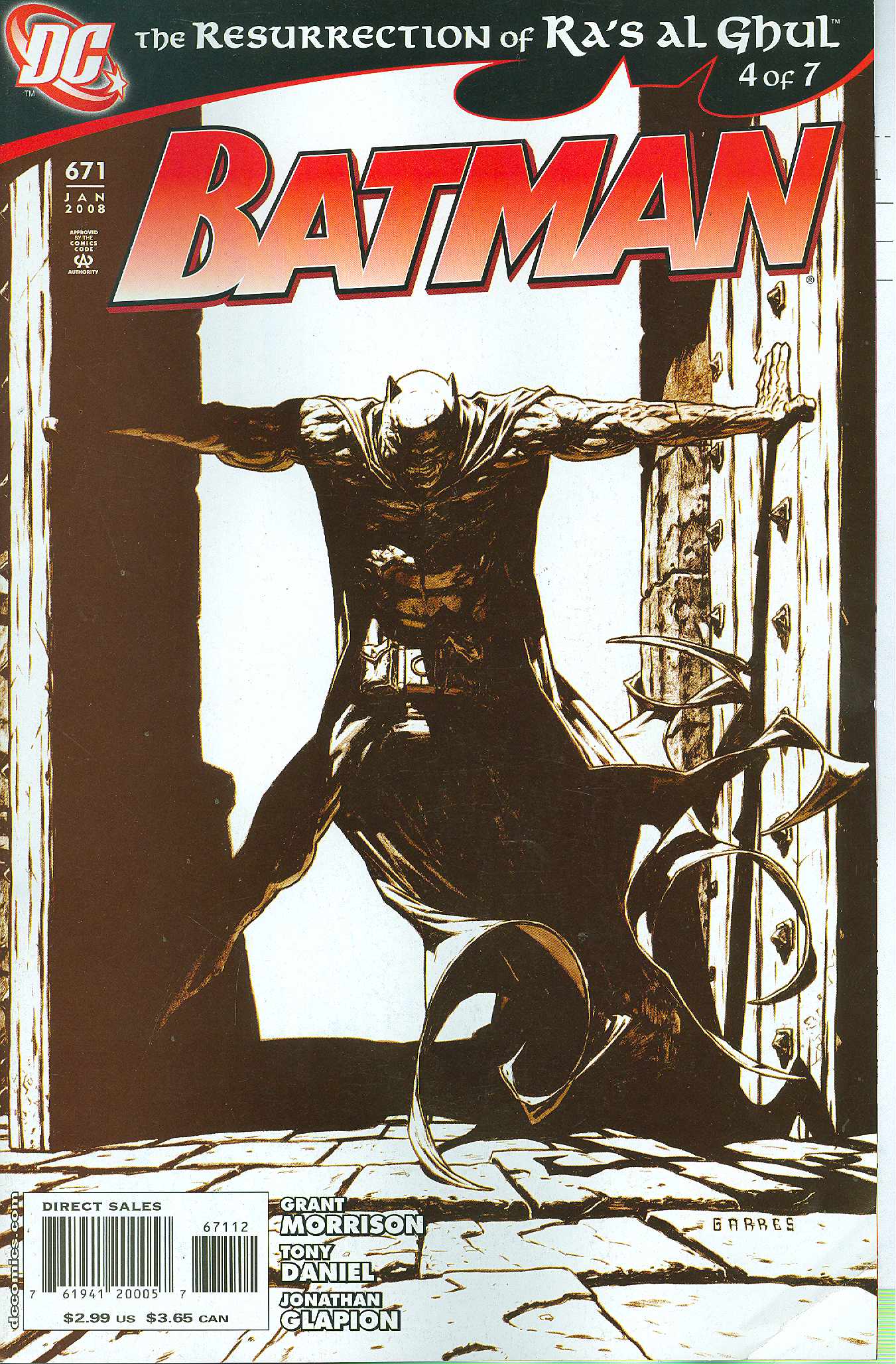 BATMAN #671 2ND PRINT VARIANT 2008 Batman DC COMICS