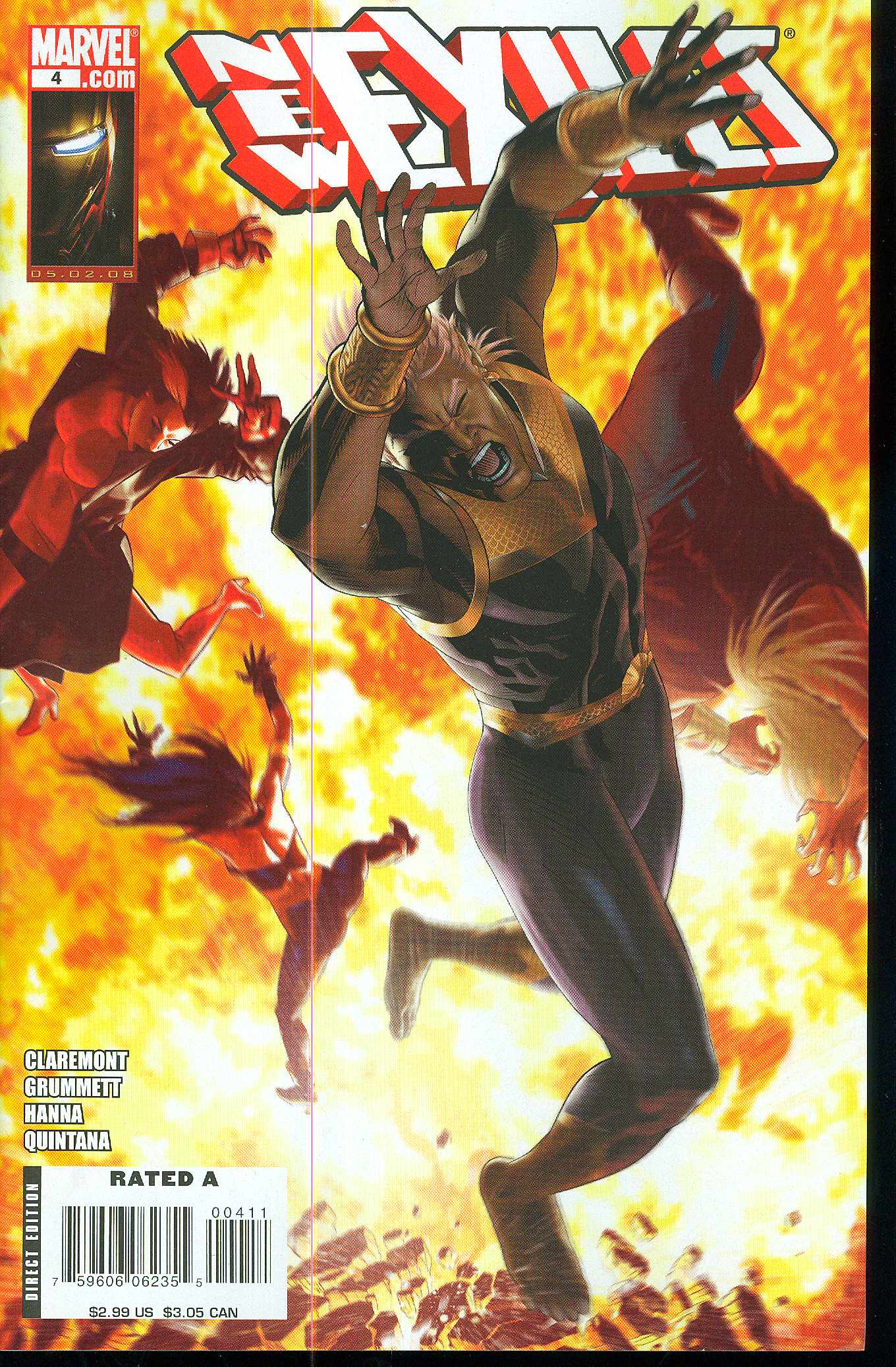NEW EXILES #4 2008 New Exiles MARVEL COMICS