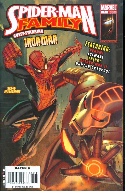SPIDER-MAN FAMILY #8 2008 Spider-Man MARVEL COMCS