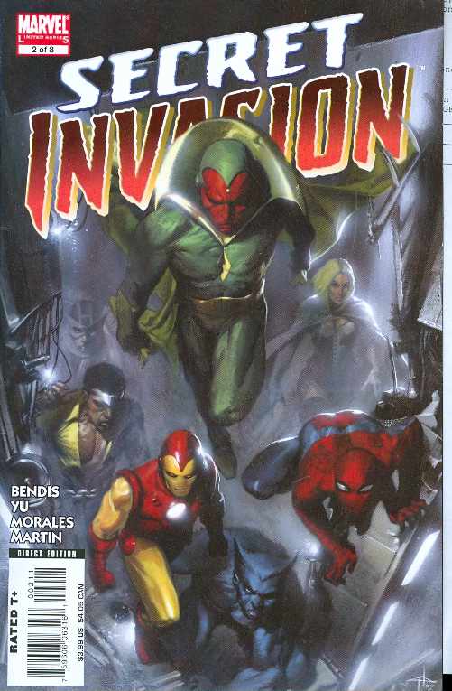 SECRET INVASION #2 (OF 8) DELLOTTO COVER 2008 Secret Invasion MARVEL COMICS   