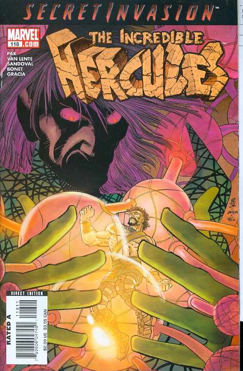INCREDIBLE HULK HERCULES #118 2008 Incredible Hulk MARVEL COMICS