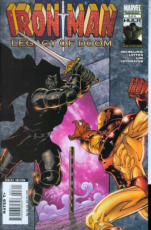 IRON MAN LEGACY OF DOOM #3 (OF 4) 2008 Fantastic Four MARVEL COMICS   