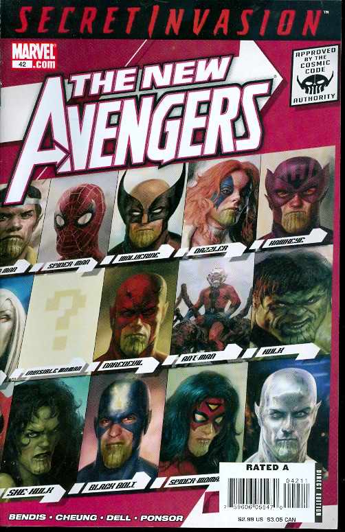 NEW AVENGERS #42 2008 New Avengers MARVEL COMICS