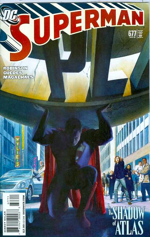 SUPERMAN #677 ALEX ROSS VARIANT 2008 Superman DC COMICS