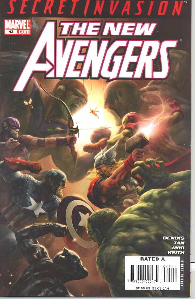 NEW AVENGERS #43 2008 New Avengers MARVEL COMICS