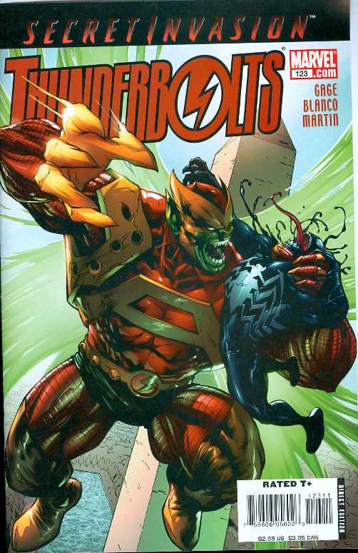 THUNDERBOLTS #123 2008 Thunderbolts MARVEL COMICS
