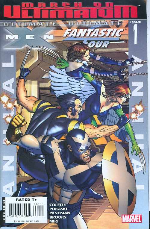 ULTIMATE X-MEN FANTASTIC FOUR ANNUAL #1 2008 Ultimate Fantastic Four MARVEL COMICS   