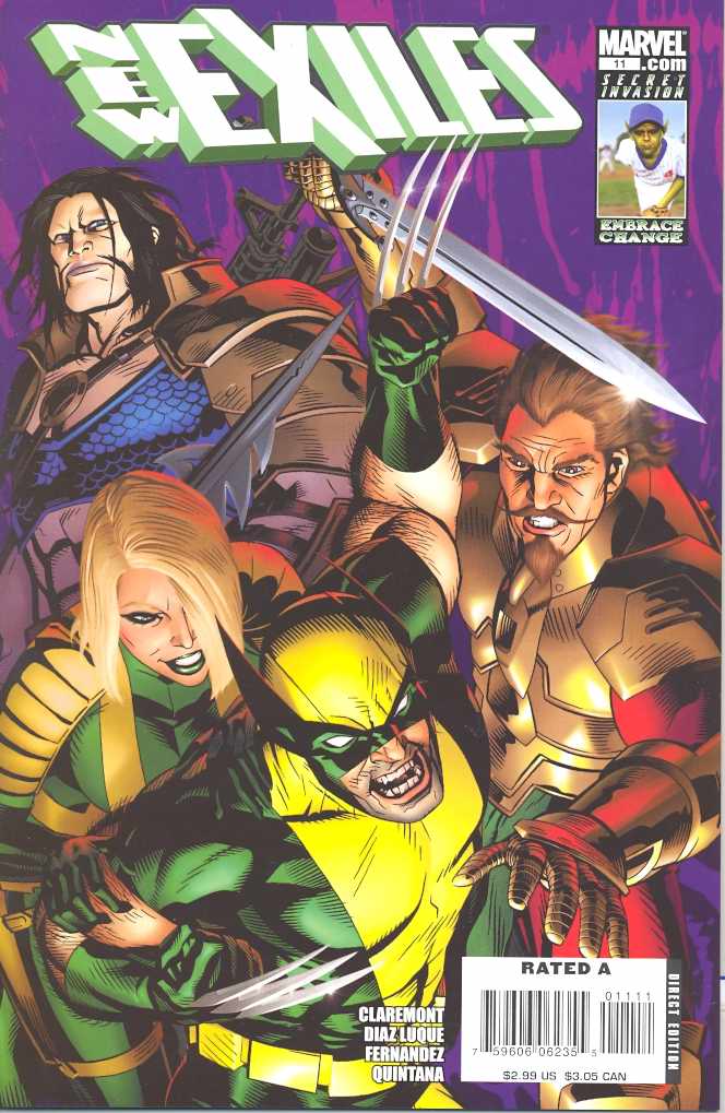 NEW EXILES #11 2008 New Exiles MARVEL COMICS