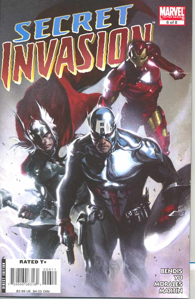 SECRET INVASION #6 (OF 8) DELLOTTO COVER 2008 Secret Invasion MARVEL COMICS   