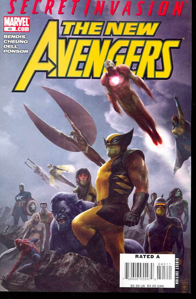 NEW AVENGERS #45 2008 New Avengers MARVEL COMICS