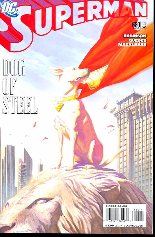 SUPERMAN #680 2008 ALEX ROSS KRYPTO Superman DC COMICS