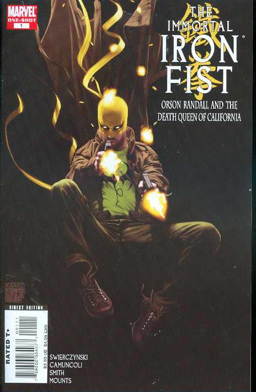 IMMORTAL IRON FIST ORSON RANDALL DEATH QUEEN 2008 Iron Fist MARVEL PRH